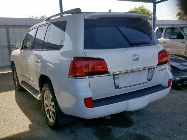 JTJHY7AX5B4082669 - 2011 LEXUS LX 570 WHITE photo 3