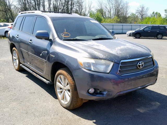 JTEEW44A982002274 - 2008 TOYOTA HIGHLANDER GRAY photo 1