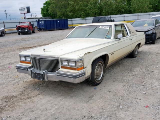 1G6AB479XB9197092 - 1981 CADILLAC FLEETWOOD YELLOW photo 2