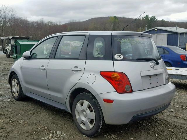 JTKKT624640069213 - 2004 TOYOTA SCION XA SILVER photo 3