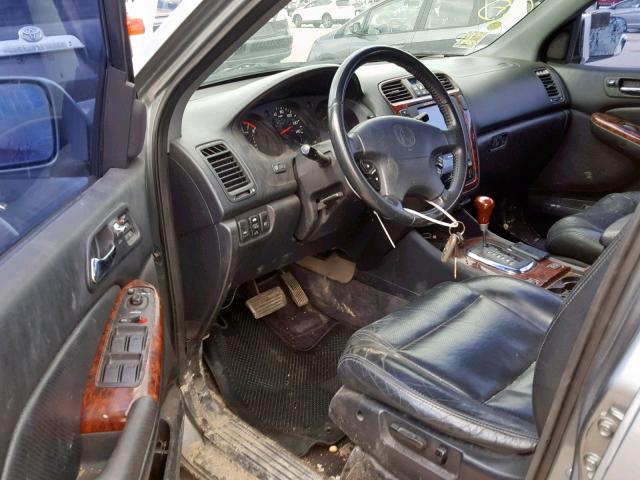 2HNYD18631H544098 - 2001 ACURA MDX TOURIN GRAY photo 9