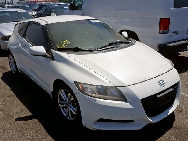 JHMZF1C44BS014743 - 2011 HONDA CR-Z WHITE photo 1