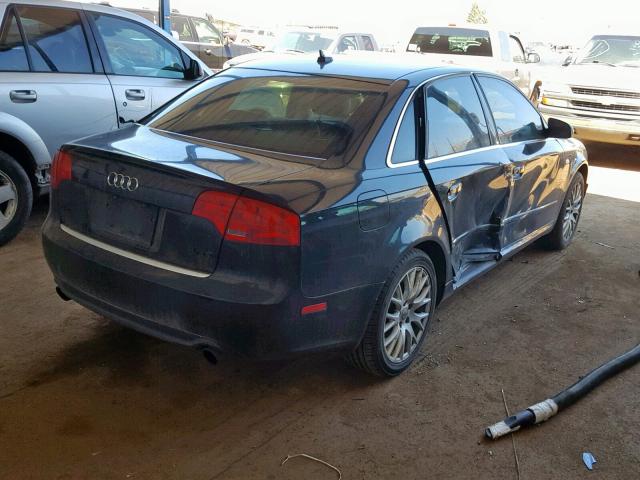 WAUAF78E48A152247 - 2008 AUDI A4 2.0T BLACK photo 4