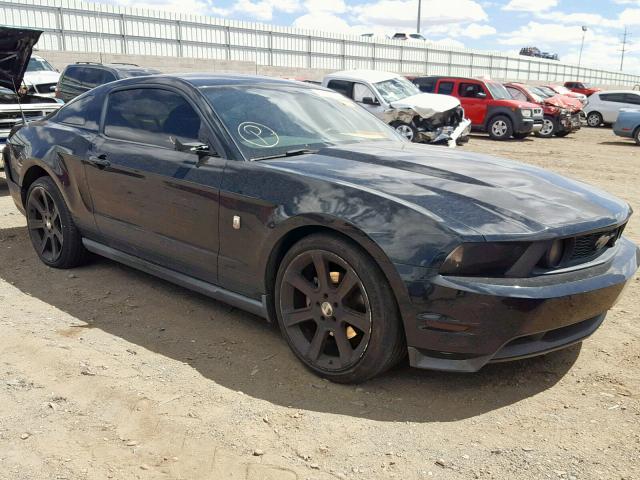 1ZVBP8CH7A5145297 - 2010 FORD MUSTANG GT BLACK photo 1