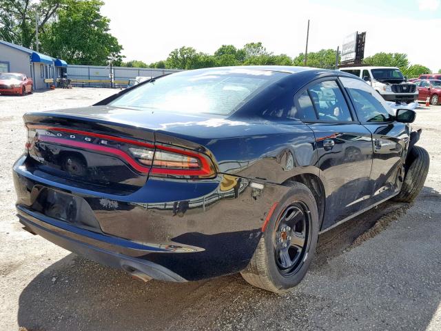 2C3CDXAGXGH352096 - 2016 DODGE CHARGER PO BLACK photo 4