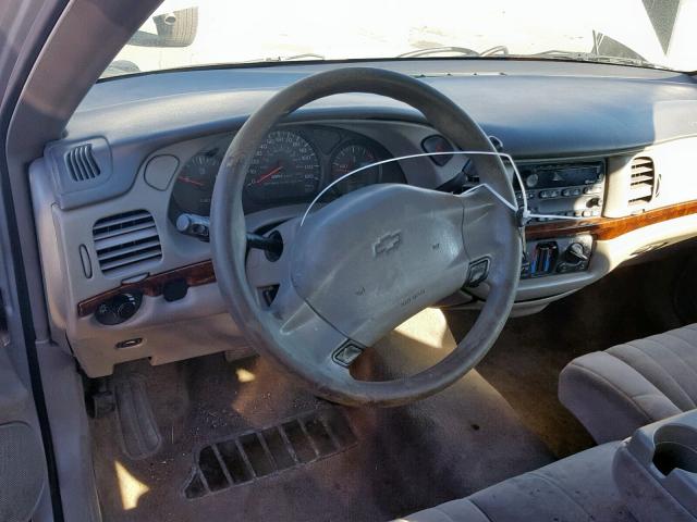 2G1WF52E139257072 - 2003 CHEVROLET IMPALA SILVER photo 9