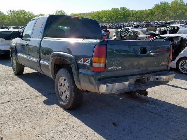 2GTEK19T911228121 - 2001 GMC NEW SIERRA GREEN photo 3