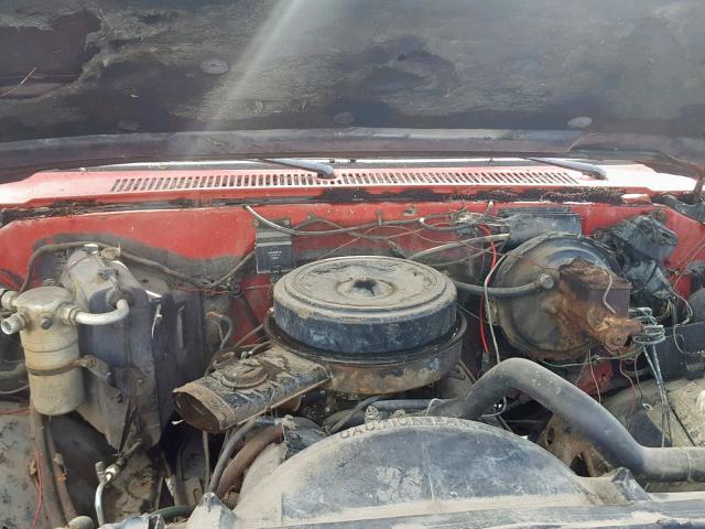 1GTEC14H8DF701052 - 1983 GMC C1500 RED photo 7