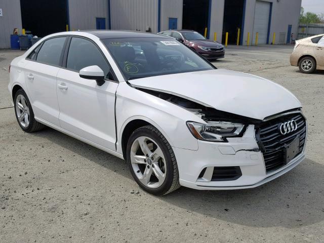 WAUAUGFF6H1038929 - 2017 AUDI A3 PREMIUM WHITE photo 1