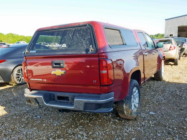 1GCGTCEN1J1132028 - 2018 CHEVROLET COLORADO L RED photo 4