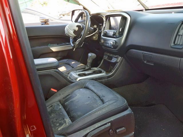 1GCGTCEN1J1132028 - 2018 CHEVROLET COLORADO L RED photo 5
