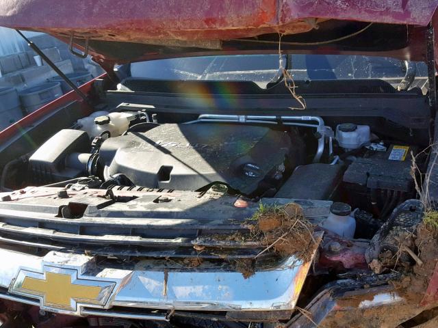 1GCGTCEN1J1132028 - 2018 CHEVROLET COLORADO L RED photo 7