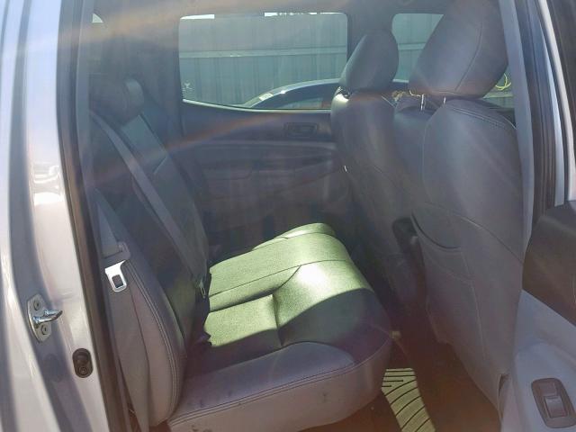 3TMJU4GN8CM136170 - 2012 TOYOTA TACOMA DOU SILVER photo 6