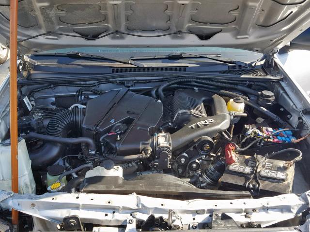 3TMJU4GN8CM136170 - 2012 TOYOTA TACOMA DOU SILVER photo 7