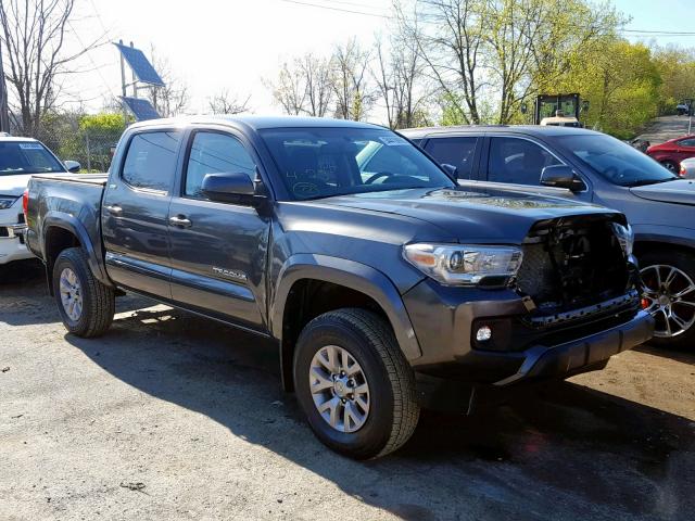 3TMCZ5AN2HM106713 - 2017 TOYOTA TACOMA DOU ნაცრისფერი ფოტო 1