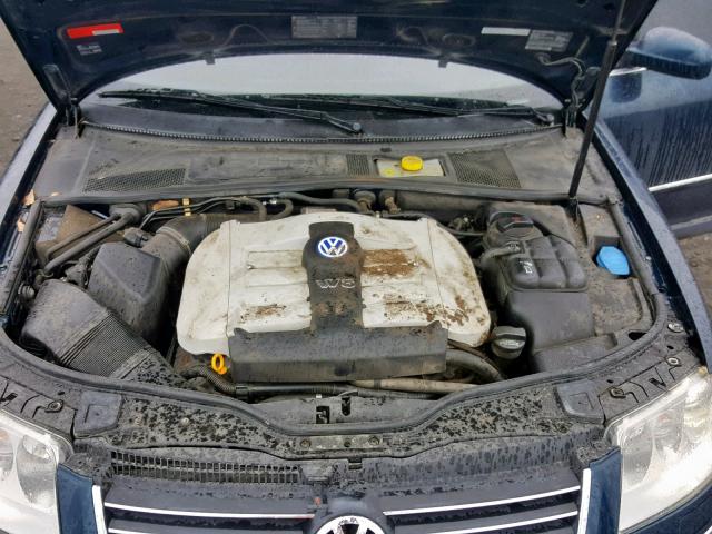 WVWUK63B62P346334 - 2002 VOLKSWAGEN PASSAT W8 BLUE photo 7