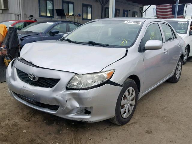 JTDBU4EE4A9114783 - 2010 TOYOTA COROLLA BA SILVER photo 2