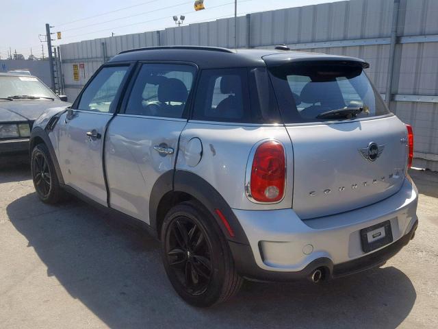 WMWZC5C55EWM16744 - 2014 MINI COOPER S C SILVER photo 3