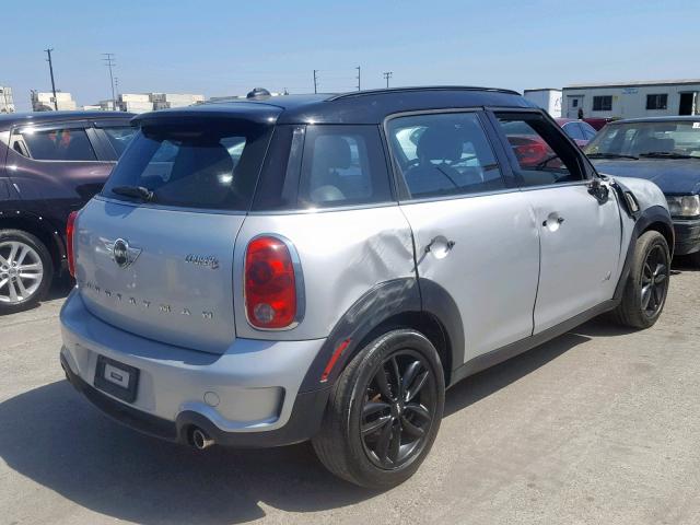 WMWZC5C55EWM16744 - 2014 MINI COOPER S C SILVER photo 4