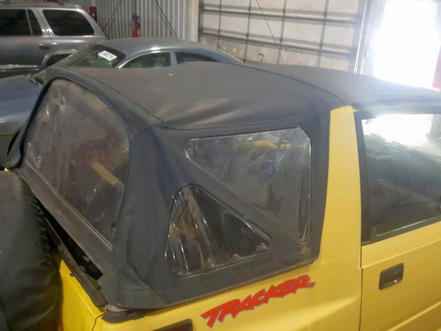 2CNBE18U0N6914654 - 1992 GEO TRACKER YELLOW photo 9