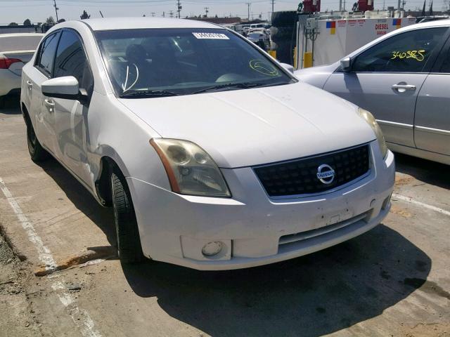 3N1AB61E98L731328 - 2008 NISSAN SENTRA 2.0 WHITE photo 1