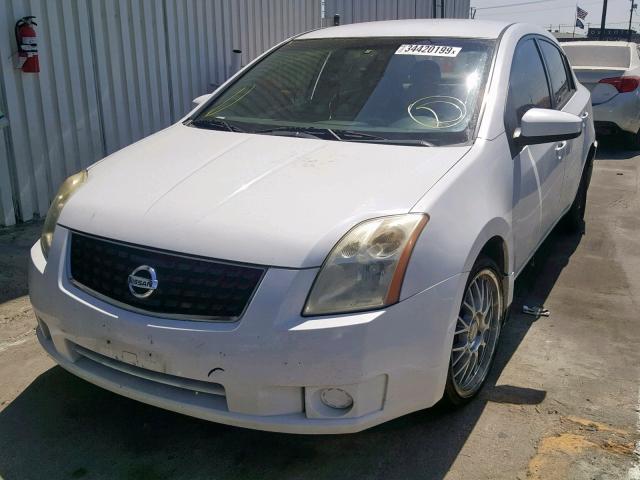 3N1AB61E98L731328 - 2008 NISSAN SENTRA 2.0 WHITE photo 2