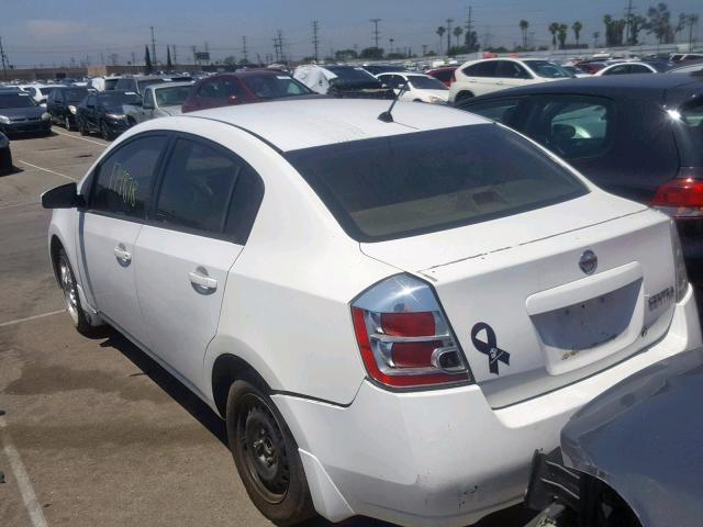 3N1AB61E98L731328 - 2008 NISSAN SENTRA 2.0 WHITE photo 3