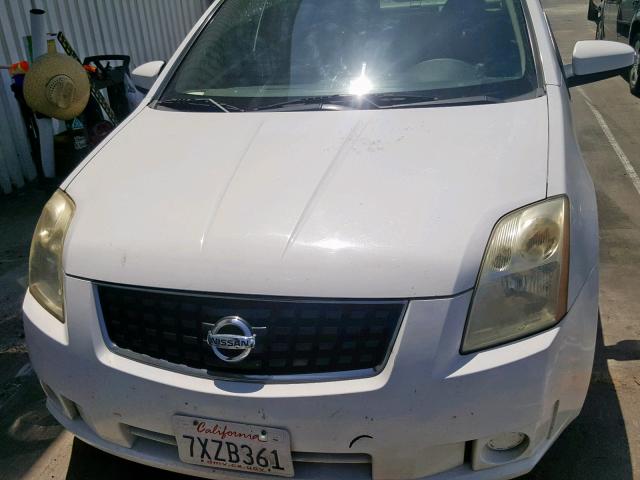 3N1AB61E98L731328 - 2008 NISSAN SENTRA 2.0 WHITE photo 7