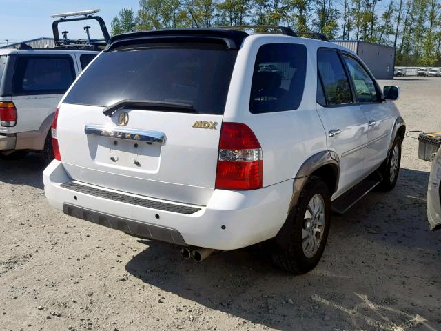 2HNYD18813H513758 - 2003 ACURA MDX TOURIN WHITE photo 4