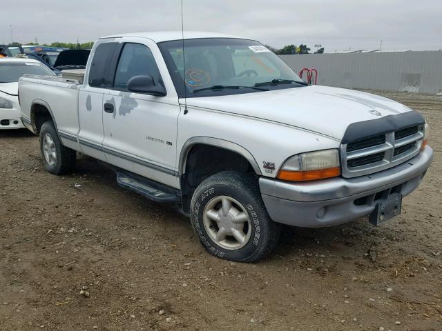 1B7GG23X3VS230237 - 1997 DODGE DAKOTA WHITE photo 1