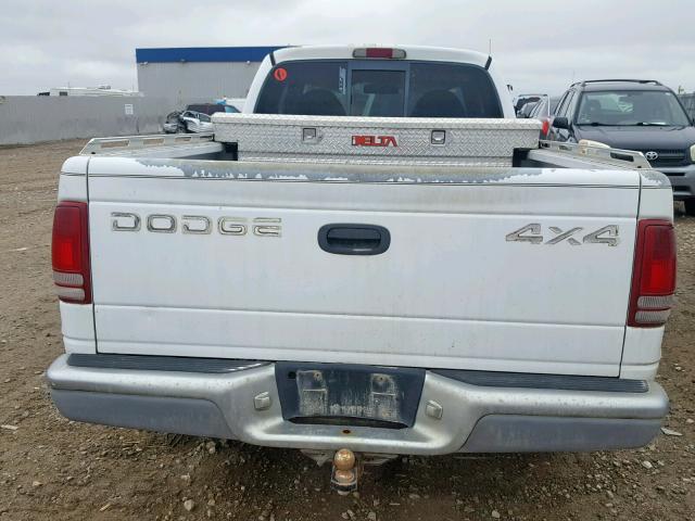 1B7GG23X3VS230237 - 1997 DODGE DAKOTA WHITE photo 6