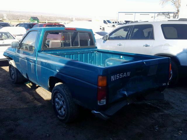 1N6SD11S7TC376391 - 1996 NISSAN TRUCK BASE GREEN photo 3