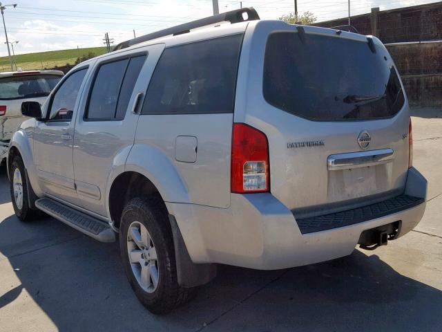 5N1AR18B59C612403 - 2009 NISSAN PATHFINDER SILVER photo 3