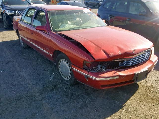 1G6KD54Y5XU733886 - 1999 CADILLAC DEVILLE RED photo 1