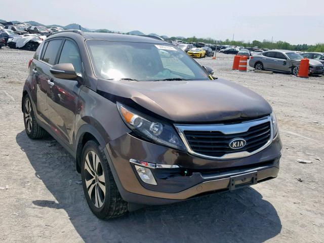 KNDPC3A27C7186381 - 2012 KIA SPORTAGE E BROWN photo 1