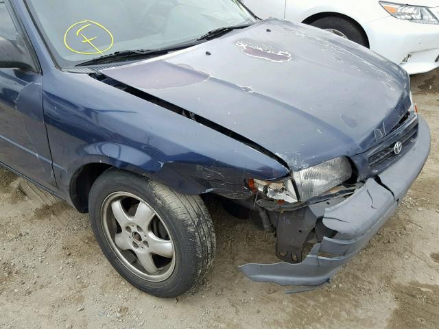 JT2AC52L7V0227783 - 1997 TOYOTA TERCEL CE BLUE photo 9