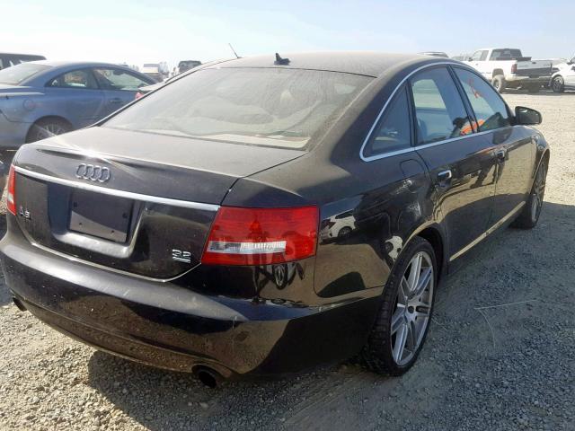 WAUDH74F28N143450 - 2008 AUDI A6 3.2 QUA BLACK photo 4