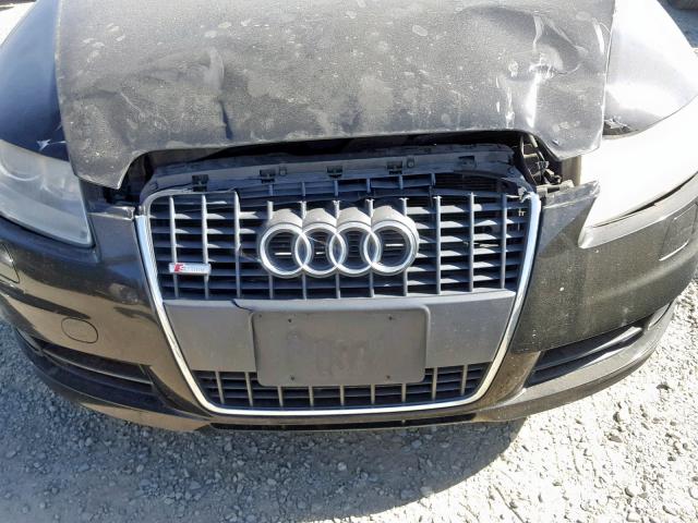 WAUDH74F28N143450 - 2008 AUDI A6 3.2 QUA BLACK photo 9