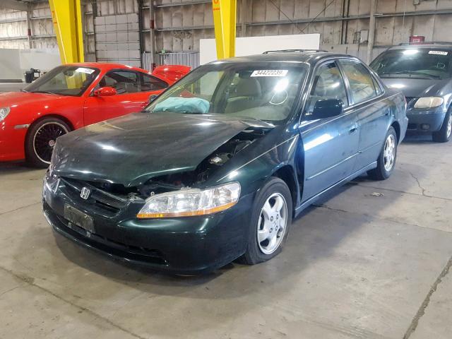 JHMCG5657YC041985 - 2000 HONDA ACCORD EX GREEN photo 2