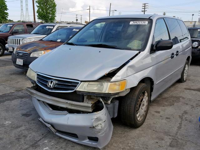 5FNRL18543B088190 - 2003 HONDA ODYSSEY LX SILVER photo 2