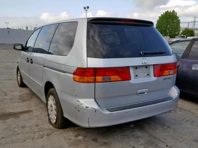 5FNRL18543B088190 - 2003 HONDA ODYSSEY LX SILVER photo 3