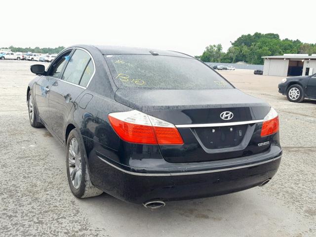 KMHGC46E79U026788 - 2009 HYUNDAI GENESIS 3. BLACK photo 3