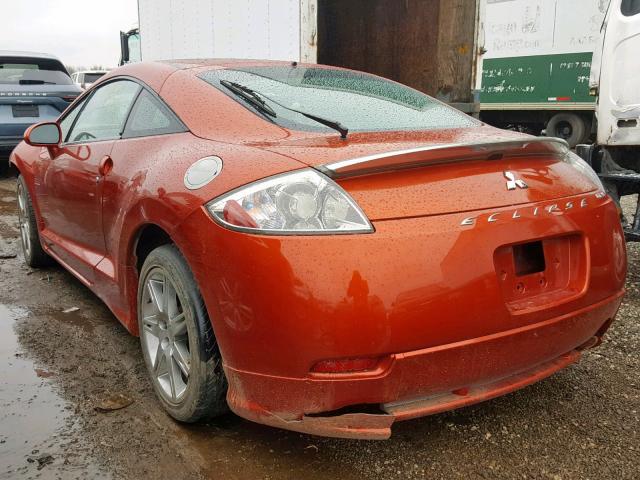 4A3AK44T16E034645 - 2006 MITSUBISHI ECLIPSE SE ORANGE photo 3