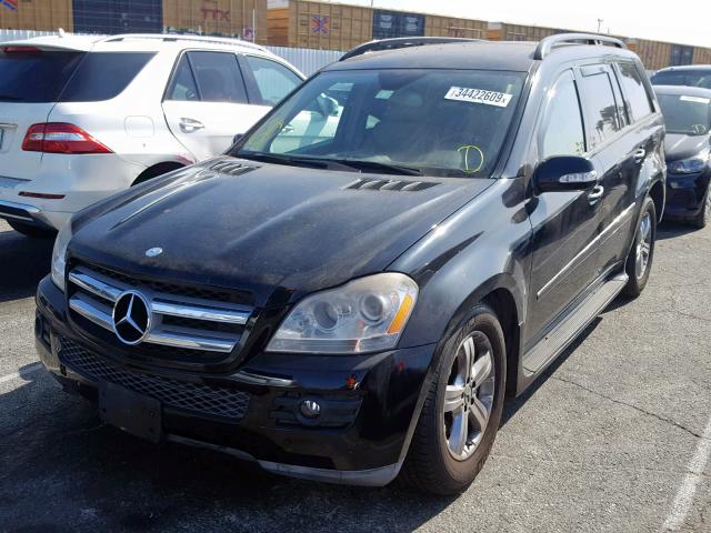 4JGBF71E47A207615 - 2007 MERCEDES-BENZ GL 450 4MA BLACK photo 2