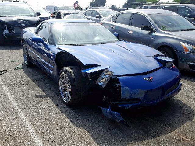 1G1YY12S325124035 - 2002 CHEVROLET CORVETTE Z BLUE photo 1