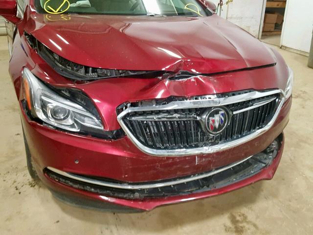 1G4ZR5SS6HU149697 - 2017 BUICK LACROSSE P RED photo 9