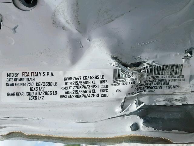 ZFBERFAB7H6E33733 - 2017 RAM PROMASTER 白色 照片 10