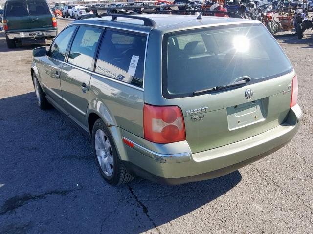 WVWYH63B83E073331 - 2003 VOLKSWAGEN PASSAT GLX GREEN photo 3