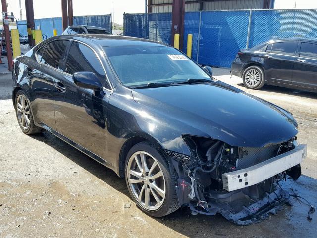 JTHBE262182015846 - 2008 LEXUS IS 350 BLACK photo 1