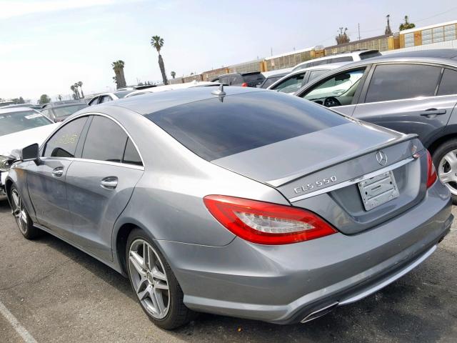 WDDLJ7DBXCA042906 - 2012 MERCEDES-BENZ CLS 550 GRAY photo 3